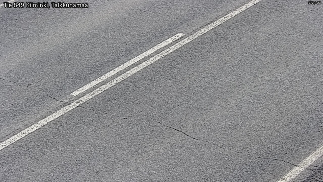Weather Camera Image Väg 849 Kiiminki, Talkkunamaa, Oulu, Pohjois-Pohjanmaa