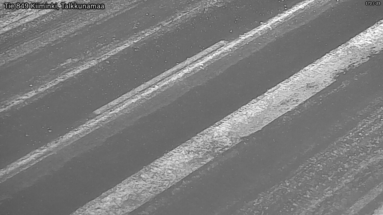 Weather Camera Image Road 849 Kiiminki, Talkkunamaa, Oulu, Pohjois-Pohjanmaa