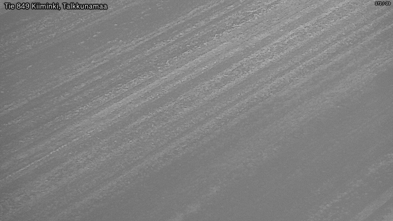 Weather Camera Image Road 849 Kiiminki, Talkkunamaa, Oulu, Pohjois-Pohjanmaa