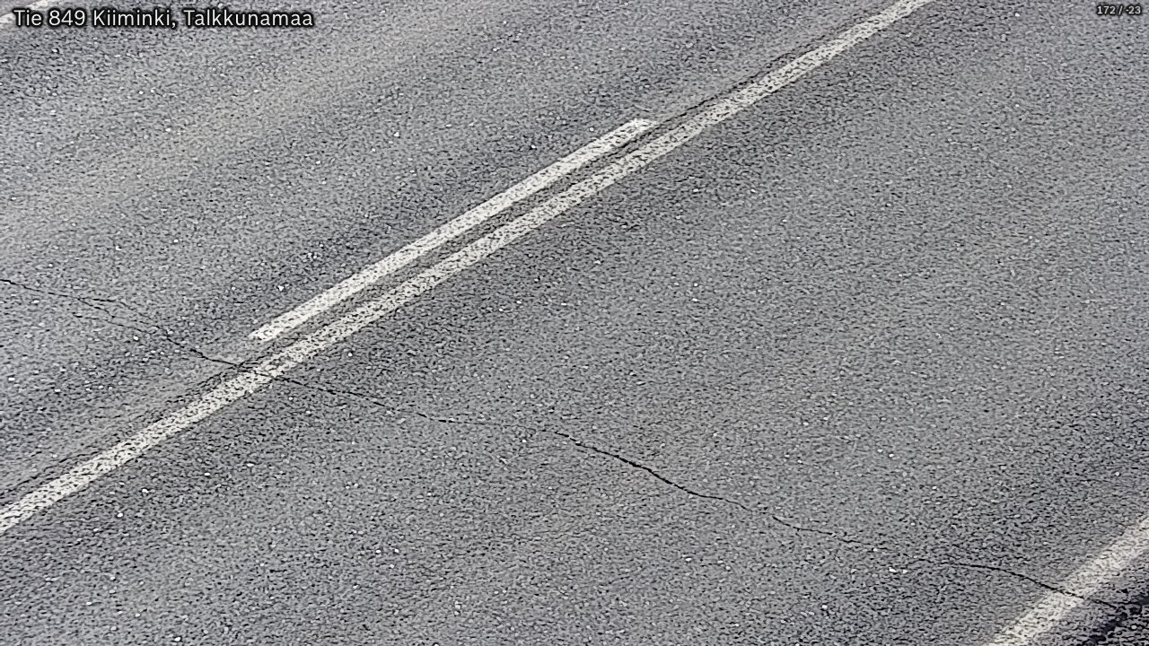 Weather Camera Image Väg 849 Kiiminki, Talkkunamaa, Oulu, Pohjois-Pohjanmaa