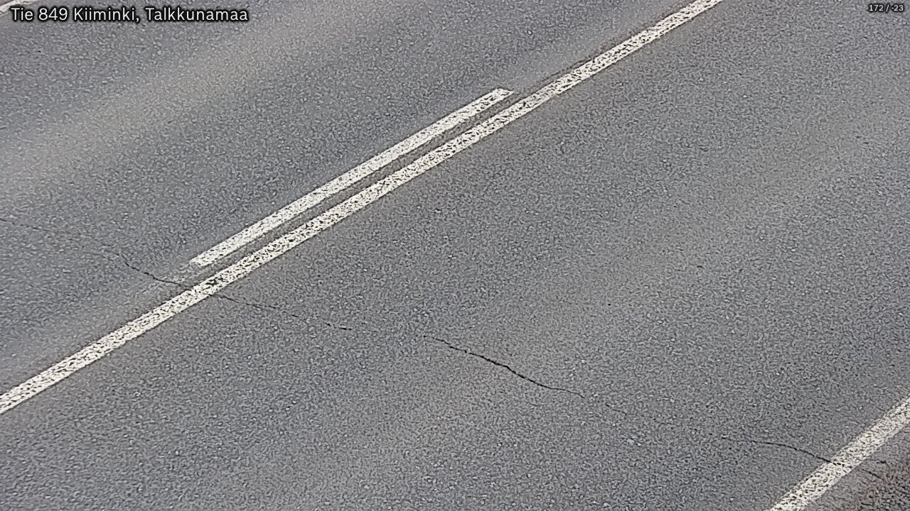 Weather Camera Image Väg 849 Kiiminki, Talkkunamaa, Oulu, Pohjois-Pohjanmaa