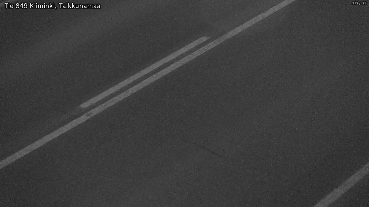 Weather Camera Image Väg 849 Kiiminki, Talkkunamaa, Oulu, Pohjois-Pohjanmaa
