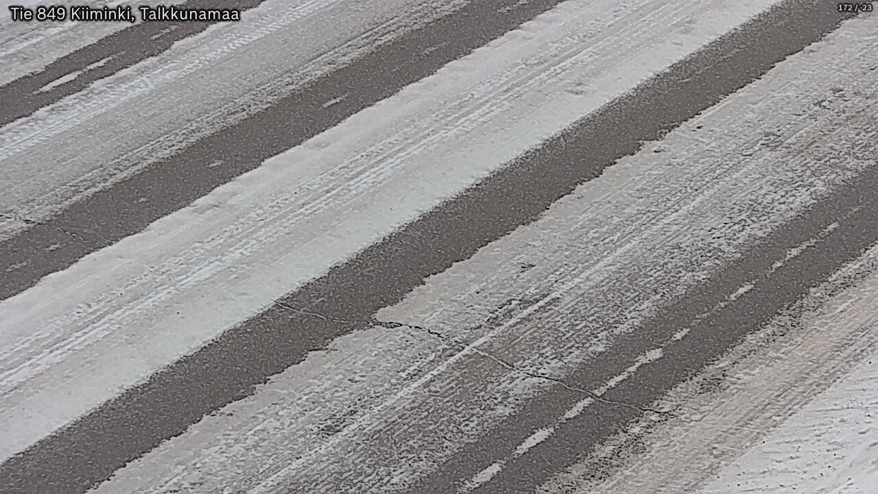 Weather Camera Image Road 849 Kiiminki, Talkkunamaa, Oulu, Pohjois-Pohjanmaa