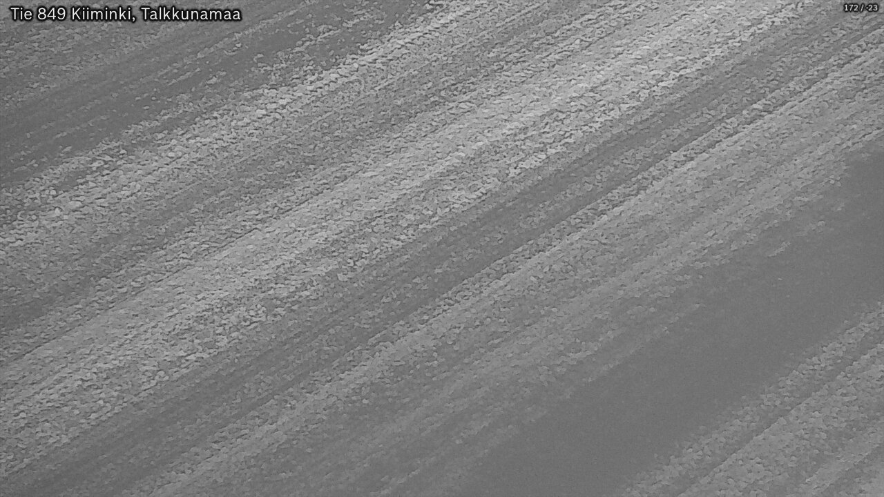 Weather Camera Image Road 849 Kiiminki, Talkkunamaa, Oulu, Pohjois-Pohjanmaa