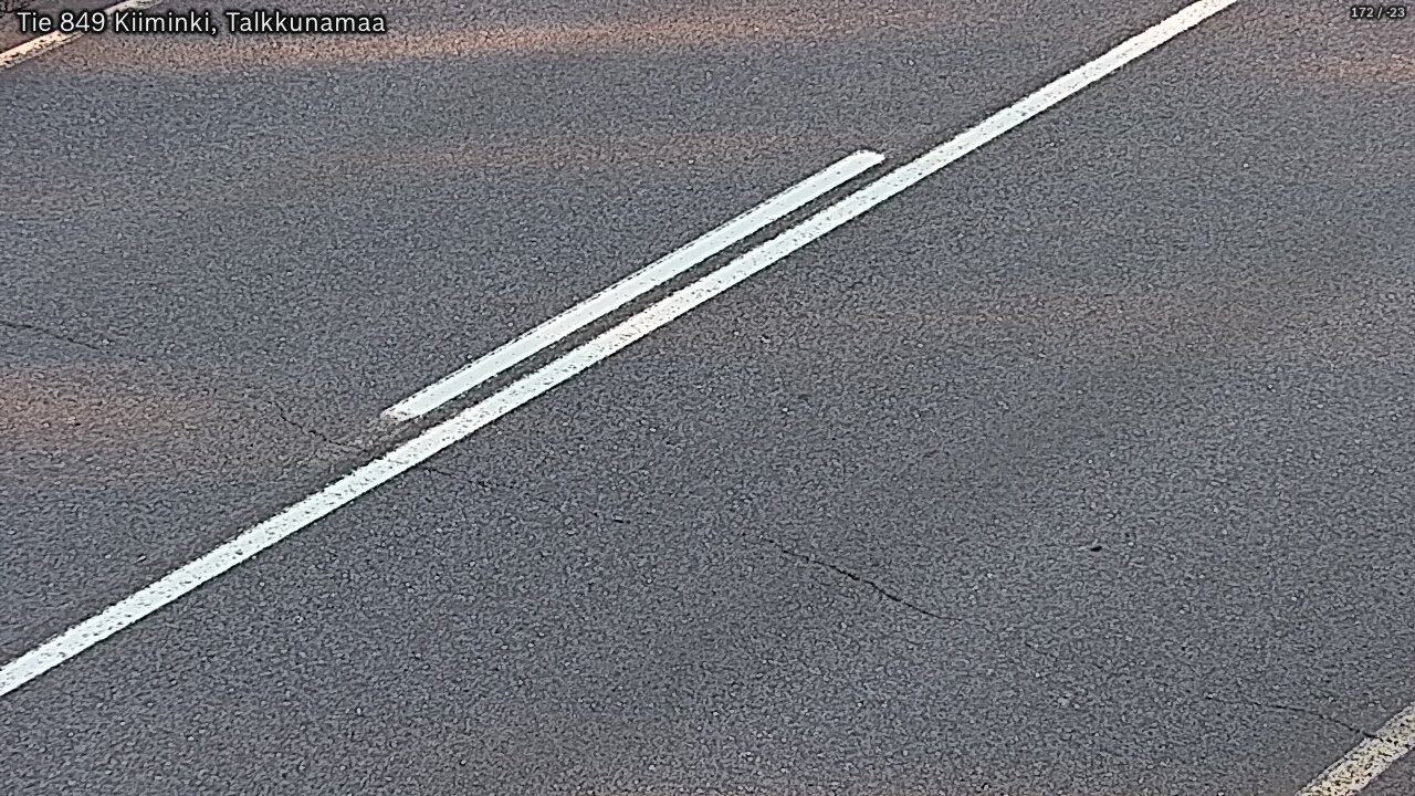 Weather Camera Image Road 849 Kiiminki, Talkkunamaa, Oulu, Pohjois-Pohjanmaa