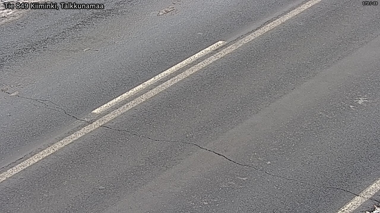 Weather Camera Image Road 849 Kiiminki, Talkkunamaa, Oulu, Pohjois-Pohjanmaa