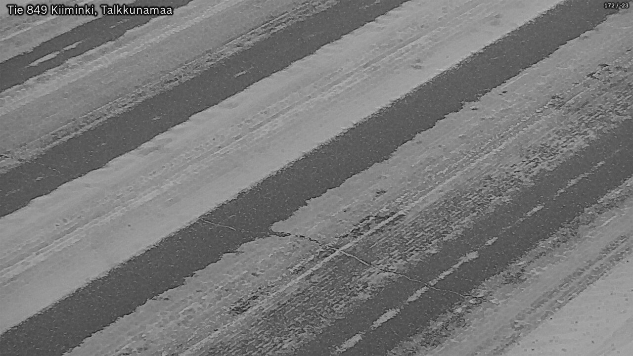 Weather Camera Image Road 849 Kiiminki, Talkkunamaa, Oulu, Pohjois-Pohjanmaa