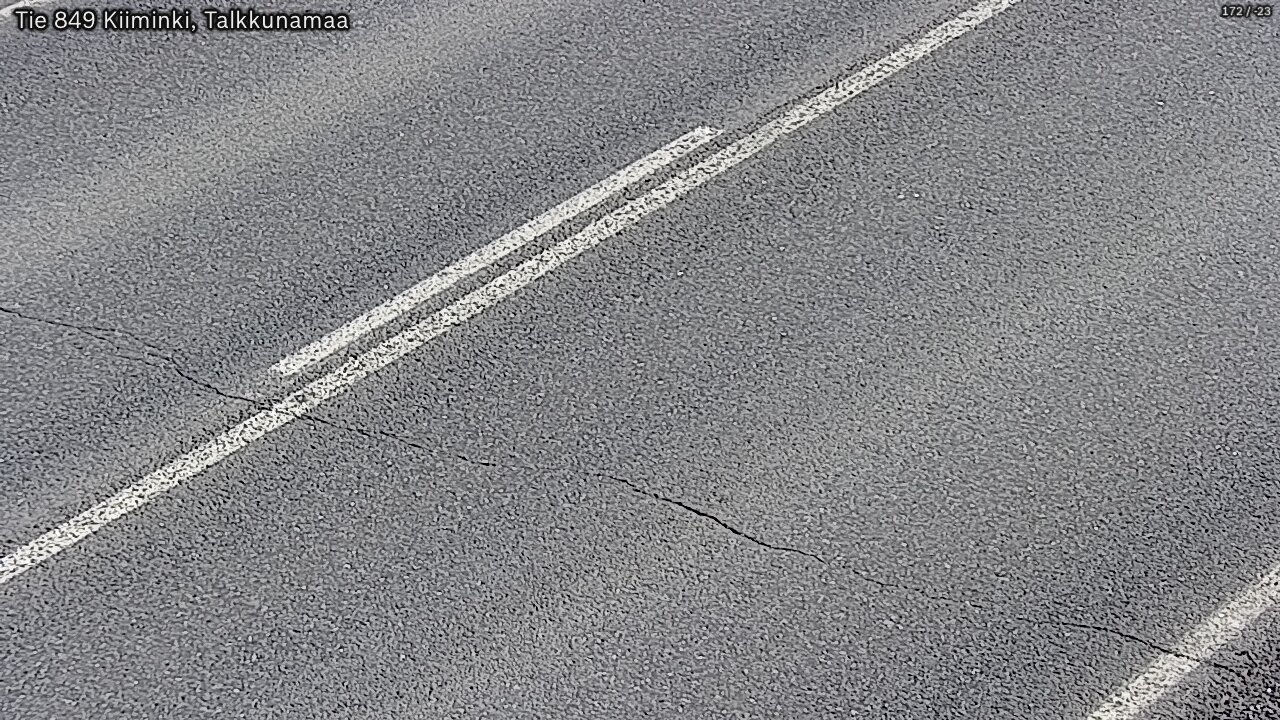 Weather Camera Image Väg 849 Kiiminki, Talkkunamaa, Oulu, Pohjois-Pohjanmaa