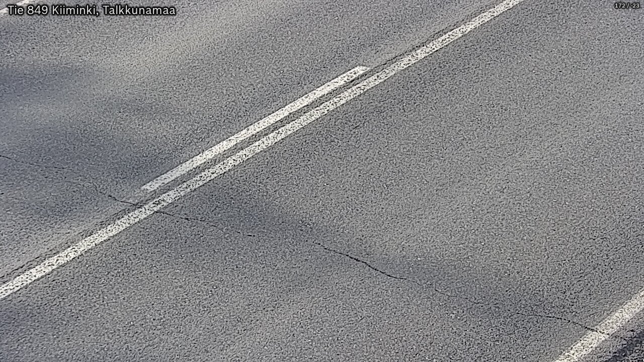 Weather Camera Image Väg 849 Kiiminki, Talkkunamaa, Oulu, Pohjois-Pohjanmaa