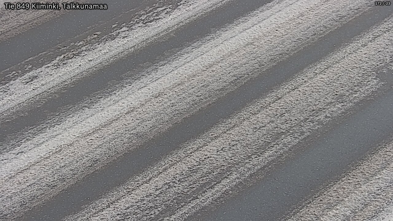 Weather Camera Image Road 849 Kiiminki, Talkkunamaa, Oulu, Pohjois-Pohjanmaa