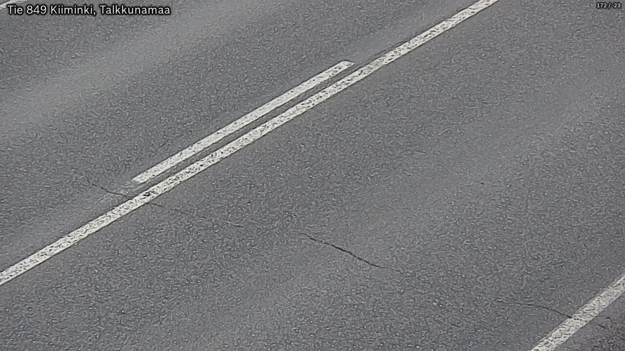 Weather Camera Image Väg 849 Kiiminki, Talkkunamaa, Oulu, Pohjois-Pohjanmaa