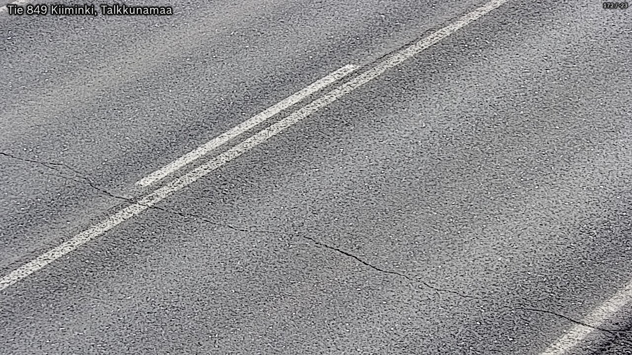 Weather Camera Image Väg 849 Kiiminki, Talkkunamaa, Oulu, Pohjois-Pohjanmaa