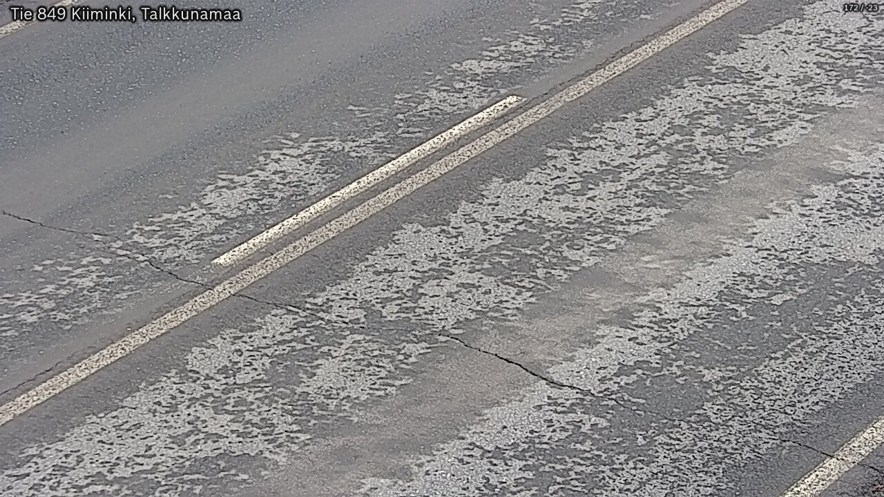 Weather Camera Image Väg 849 Kiiminki, Talkkunamaa, Oulu, Pohjois-Pohjanmaa