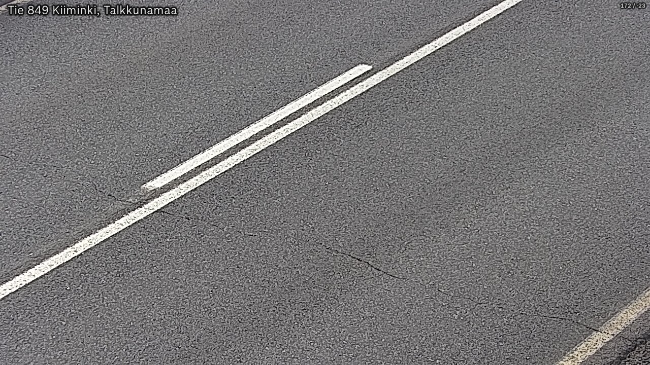 Weather Camera Image Road 849 Kiiminki, Talkkunamaa, Oulu, Pohjois-Pohjanmaa