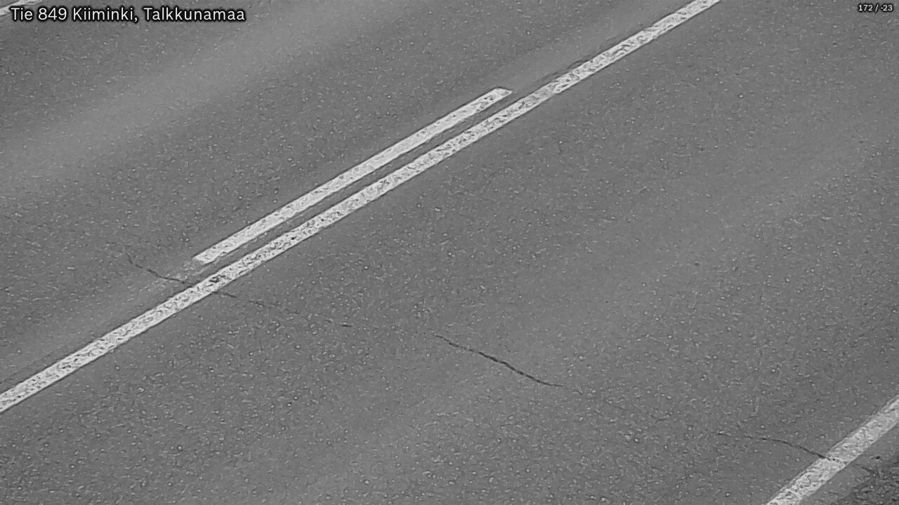 Weather Camera Image Väg 849 Kiiminki, Talkkunamaa, Oulu, Pohjois-Pohjanmaa