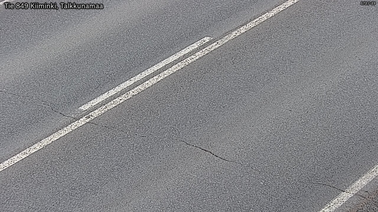 Weather Camera Image Väg 849 Kiiminki, Talkkunamaa, Oulu, Pohjois-Pohjanmaa
