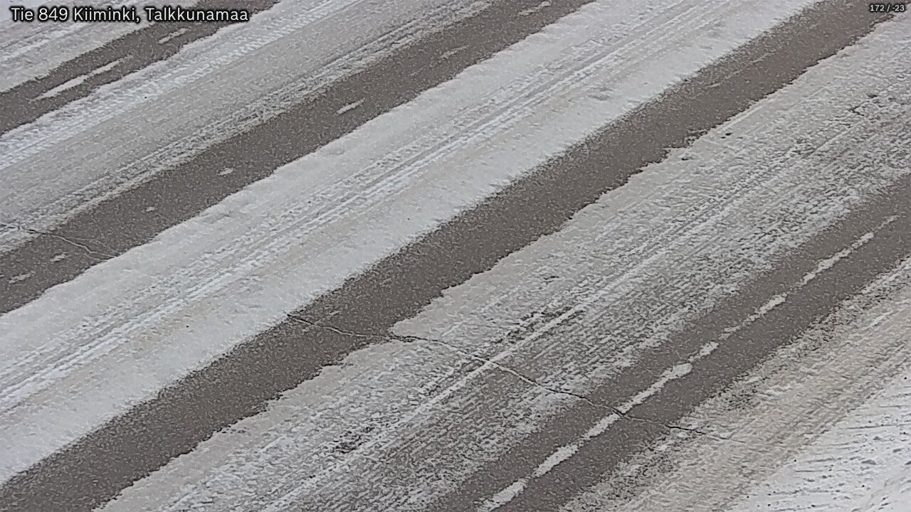 Weather Camera Image Road 849 Kiiminki, Talkkunamaa, Oulu, Pohjois-Pohjanmaa