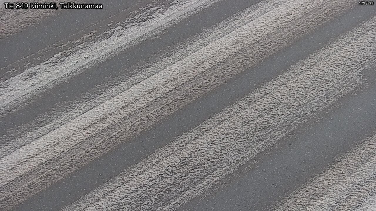 Weather Camera Image Road 849 Kiiminki, Talkkunamaa, Oulu, Pohjois-Pohjanmaa
