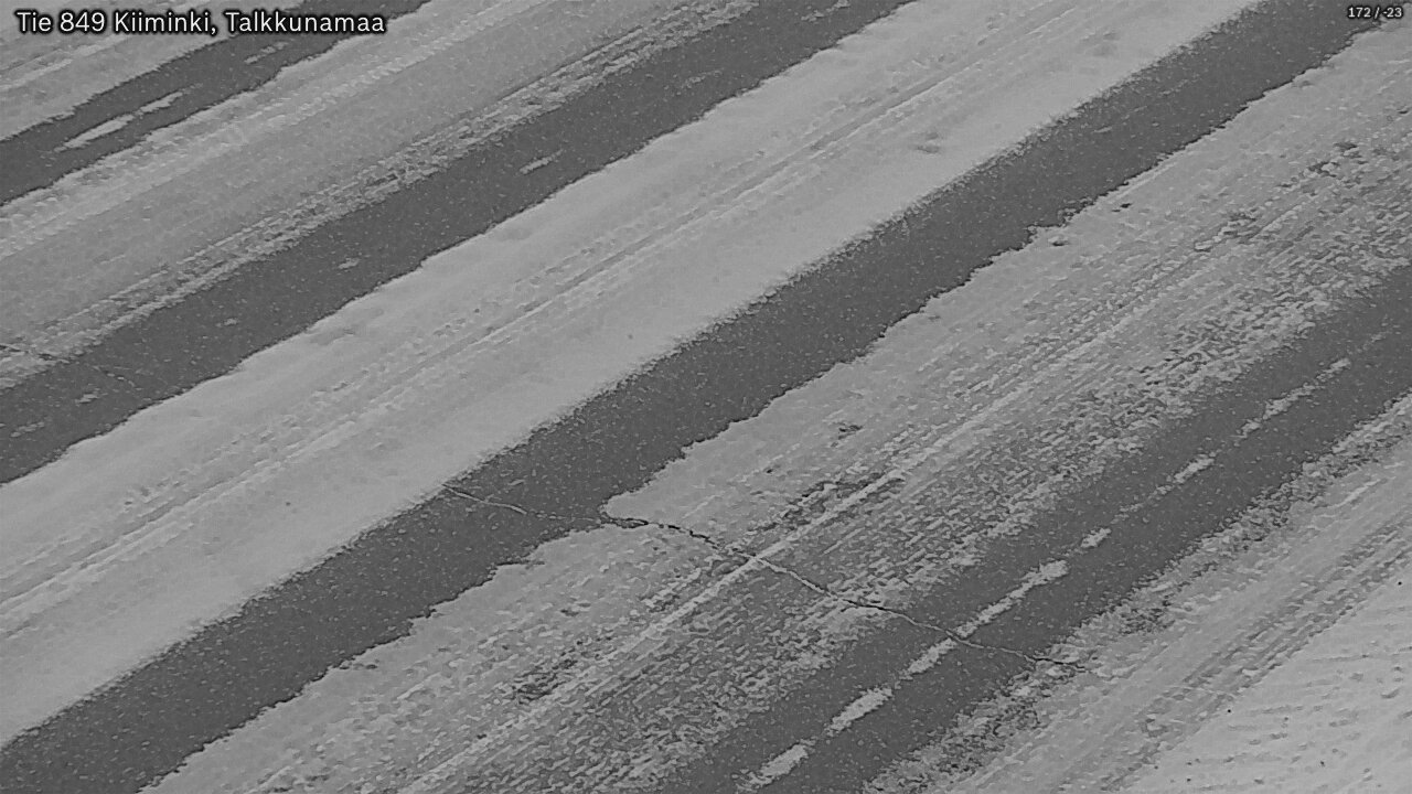 Weather Camera Image Road 849 Kiiminki, Talkkunamaa, Oulu, Pohjois-Pohjanmaa