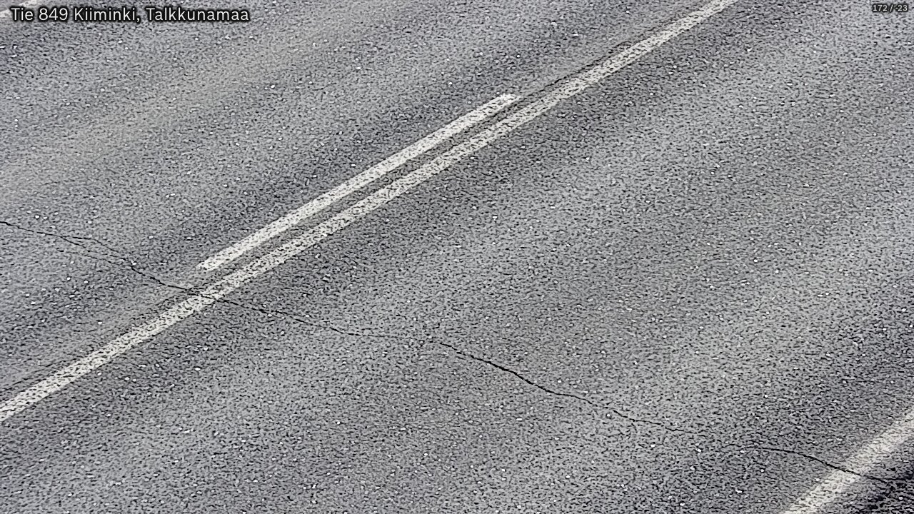 Weather Camera Image Väg 849 Kiiminki, Talkkunamaa, Oulu, Pohjois-Pohjanmaa