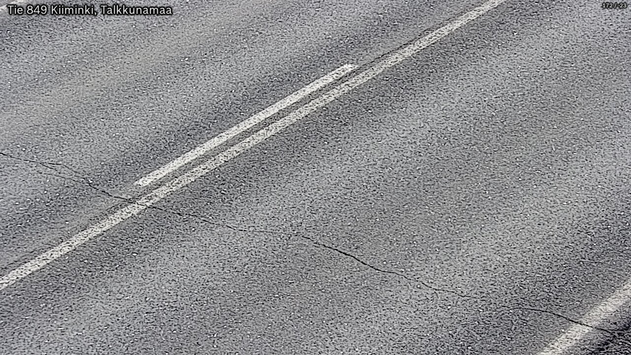 Weather Camera Image Väg 849 Kiiminki, Talkkunamaa, Oulu, Pohjois-Pohjanmaa