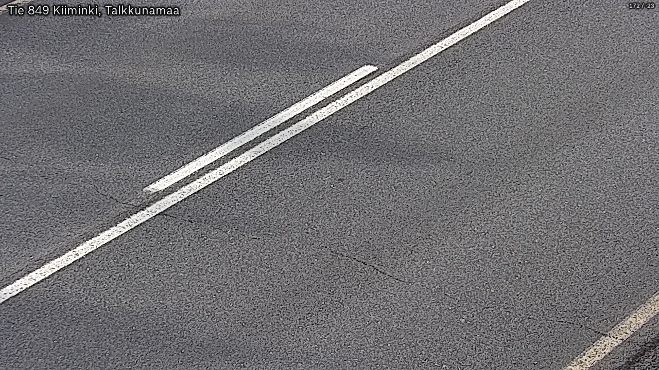 Weather Camera Image Road 849 Kiiminki, Talkkunamaa, Oulu, Pohjois-Pohjanmaa