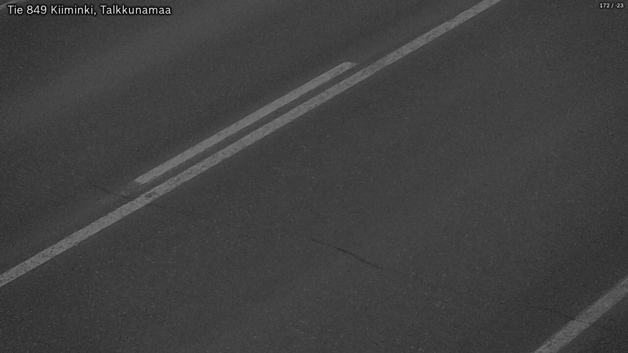 Weather Camera Image Väg 849 Kiiminki, Talkkunamaa, Oulu, Pohjois-Pohjanmaa