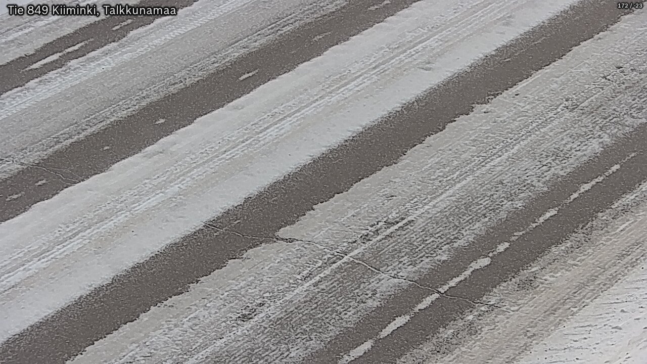 Kelikamerat Kuva Tie 849 Kiiminki, Talkkunamaa, Oulu, Pohjois-Pohjanmaa