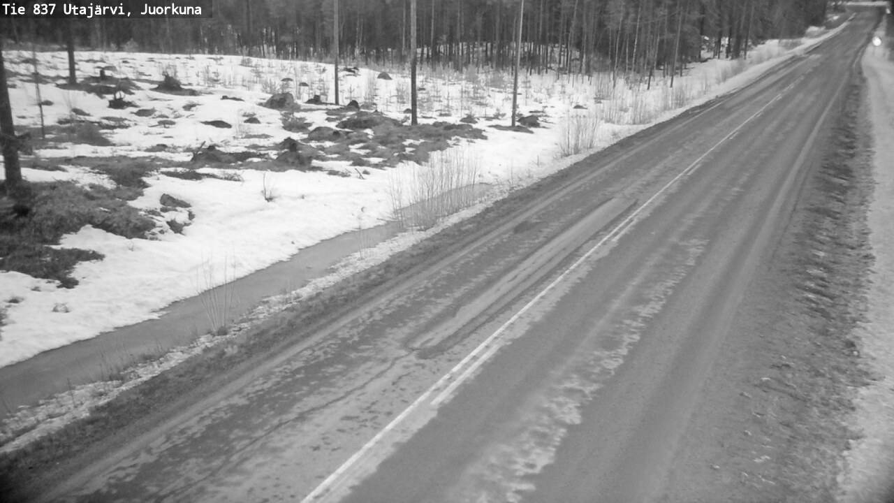 Kelikamerat Kuva Tie 837 Utajärvi, Juorkuna, Utajärvi, Pohjois-Pohjanmaa