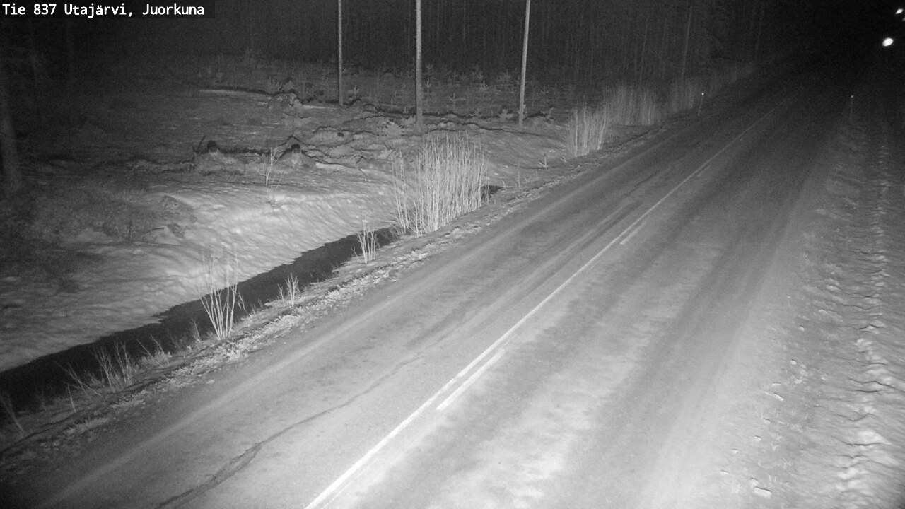 Kelikamerat Kuva Tie 837 Utajärvi, Juorkuna, Utajärvi, Pohjois-Pohjanmaa