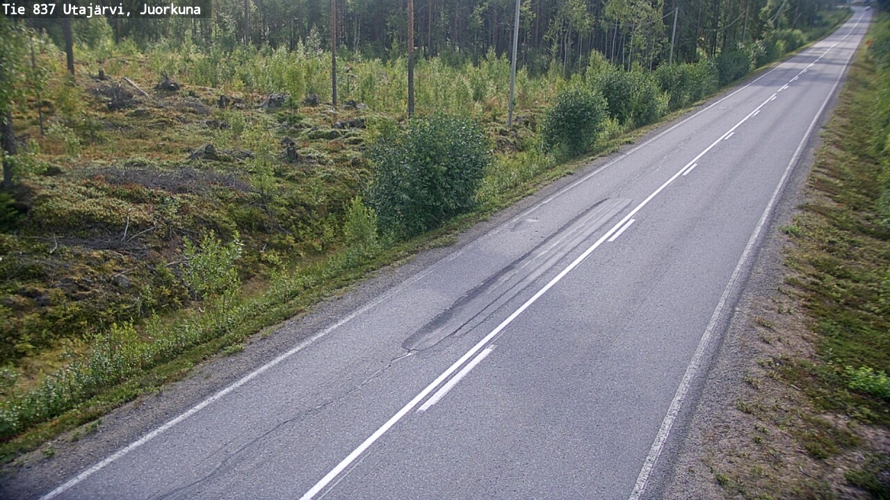 Kelikamerat Kuva Tie 837 Utajärvi, Juorkuna, Utajärvi, Pohjois-Pohjanmaa