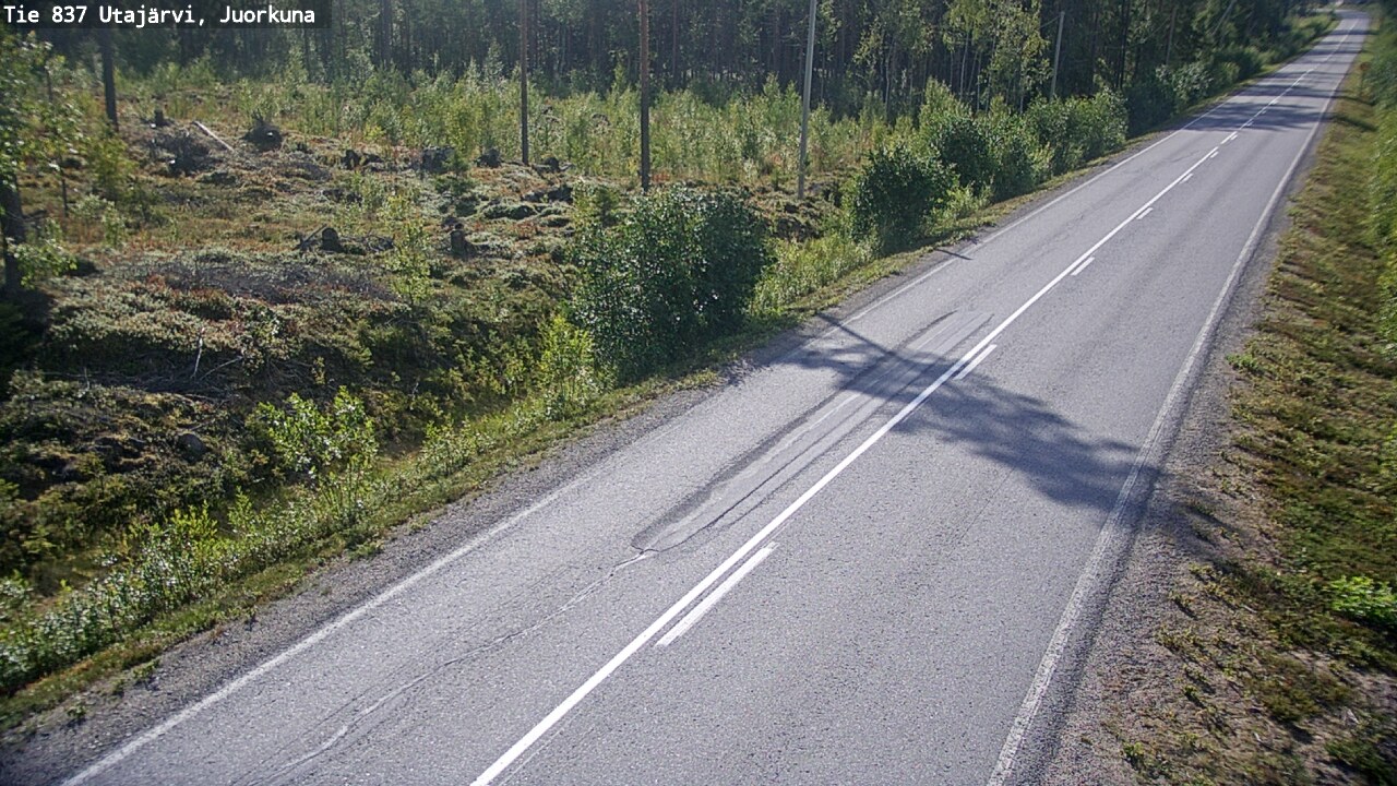 Kelikamerat Kuva Tie 837 Utajärvi, Juorkuna, Utajärvi, Pohjois-Pohjanmaa