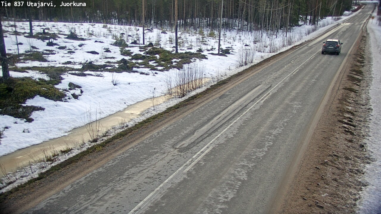 Kelikamerat Kuva Tie 837 Utajärvi, Juorkuna, Utajärvi, Pohjois-Pohjanmaa