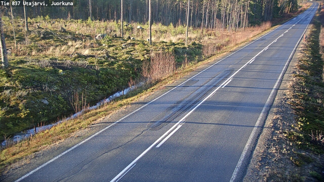 Kelikamerat Kuva Tie 837 Utajärvi, Juorkuna, Utajärvi, Pohjois-Pohjanmaa