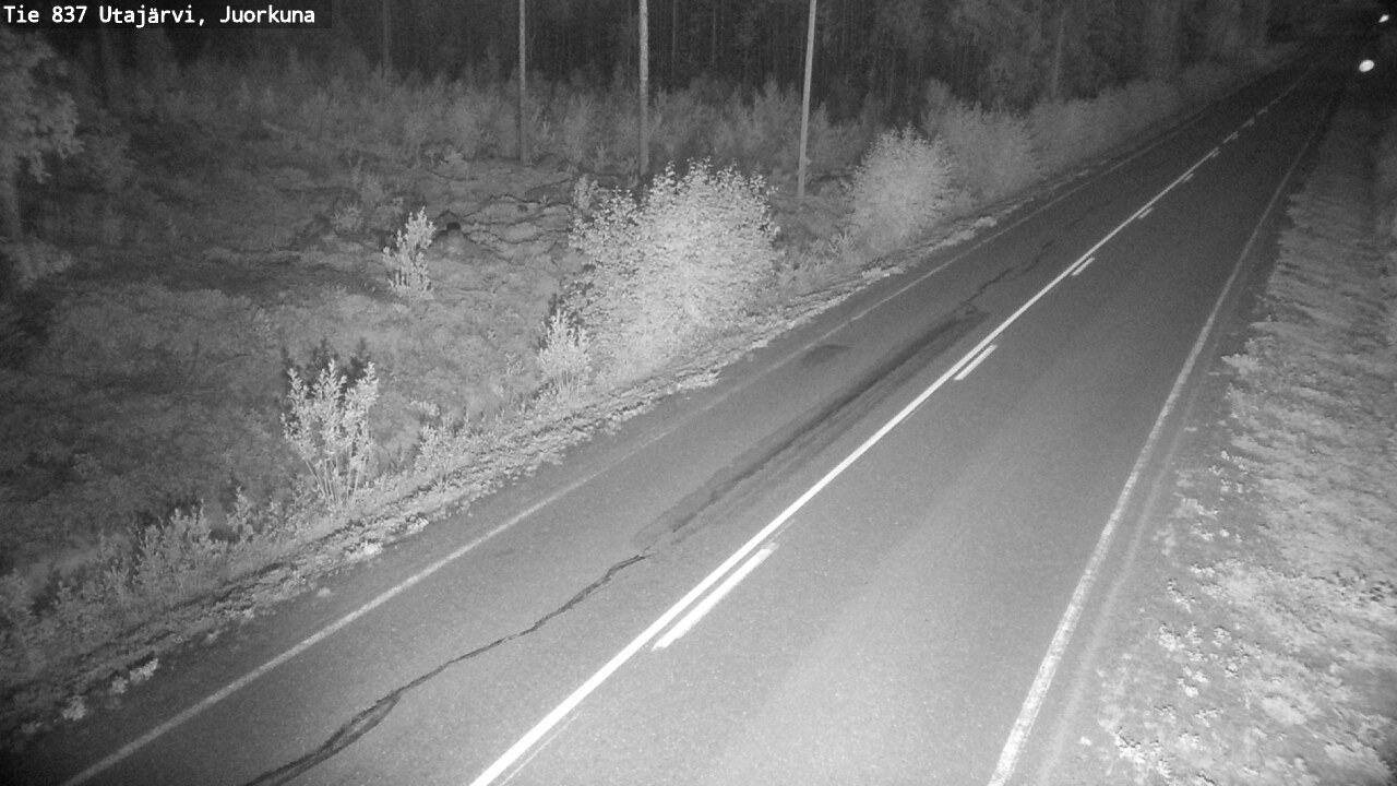 Kelikamerat Kuva Tie 837 Utajärvi, Juorkuna, Utajärvi, Pohjois-Pohjanmaa