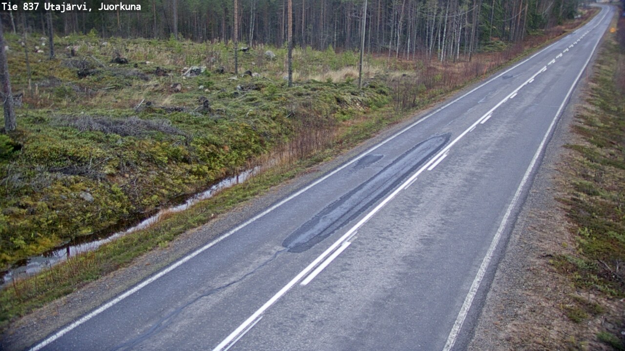 Kelikamerat Kuva Tie 837 Utajärvi, Juorkuna, Utajärvi, Pohjois-Pohjanmaa