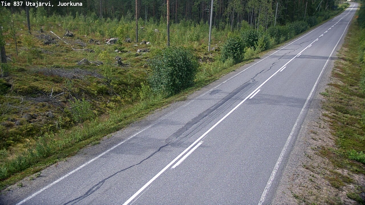 Kelikamerat Kuva Tie 837 Utajärvi, Juorkuna, Utajärvi, Pohjois-Pohjanmaa