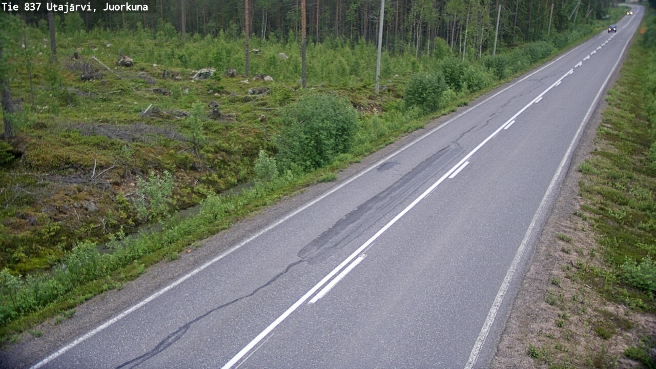 Kelikamerat Kuva Tie 837 Utajärvi, Juorkuna, Utajärvi, Pohjois-Pohjanmaa
