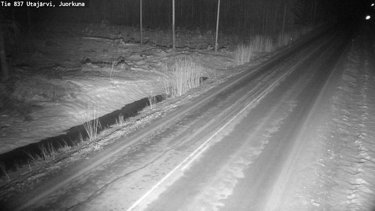 Kelikamerat Kuva Tie 837 Utajärvi, Juorkuna, Utajärvi, Pohjois-Pohjanmaa