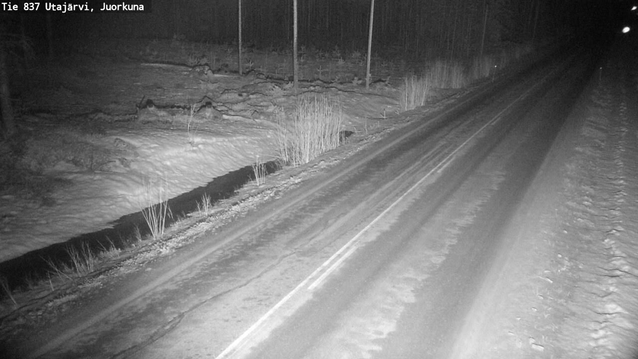 Kelikamerat Kuva Tie 837 Utajärvi, Juorkuna, Utajärvi, Pohjois-Pohjanmaa