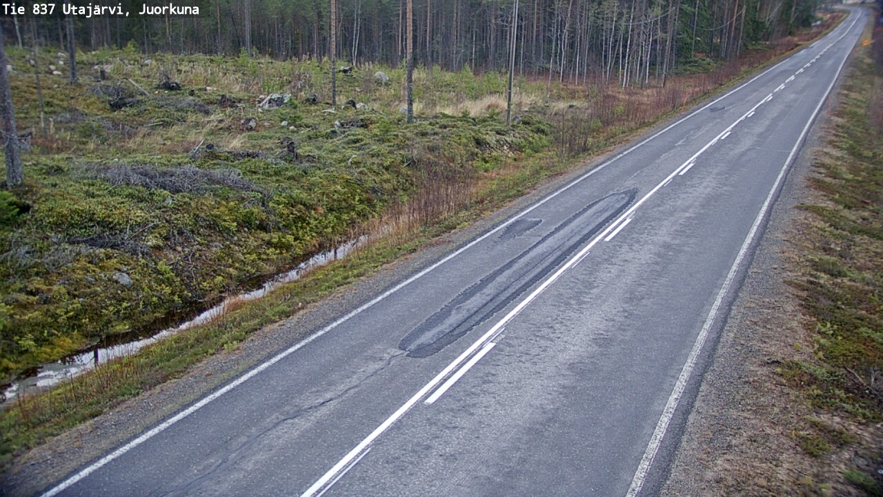 Kelikamerat Kuva Tie 837 Utajärvi, Juorkuna, Utajärvi, Pohjois-Pohjanmaa