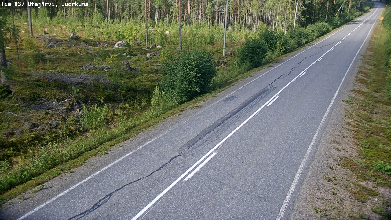 Kelikamerat Kuva Tie 837 Utajärvi, Juorkuna, Utajärvi, Pohjois-Pohjanmaa