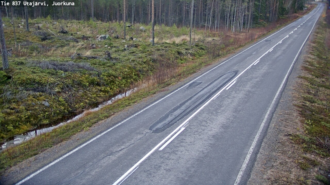 Kelikamerat Kuva Tie 837 Utajärvi, Juorkuna, Utajärvi, Pohjois-Pohjanmaa