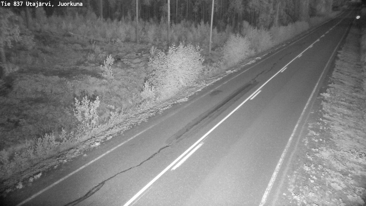 Kelikamerat Kuva Tie 837 Utajärvi, Juorkuna, Utajärvi, Pohjois-Pohjanmaa