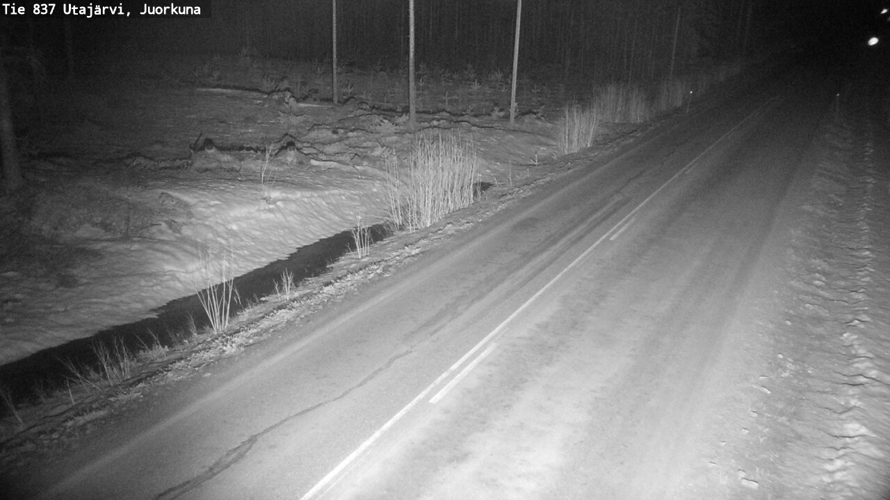 Kelikamerat Kuva Tie 837 Utajärvi, Juorkuna, Utajärvi, Pohjois-Pohjanmaa