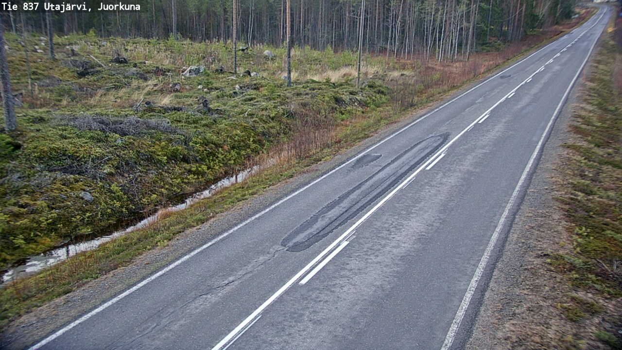 Kelikamerat Kuva Tie 837 Utajärvi, Juorkuna, Utajärvi, Pohjois-Pohjanmaa