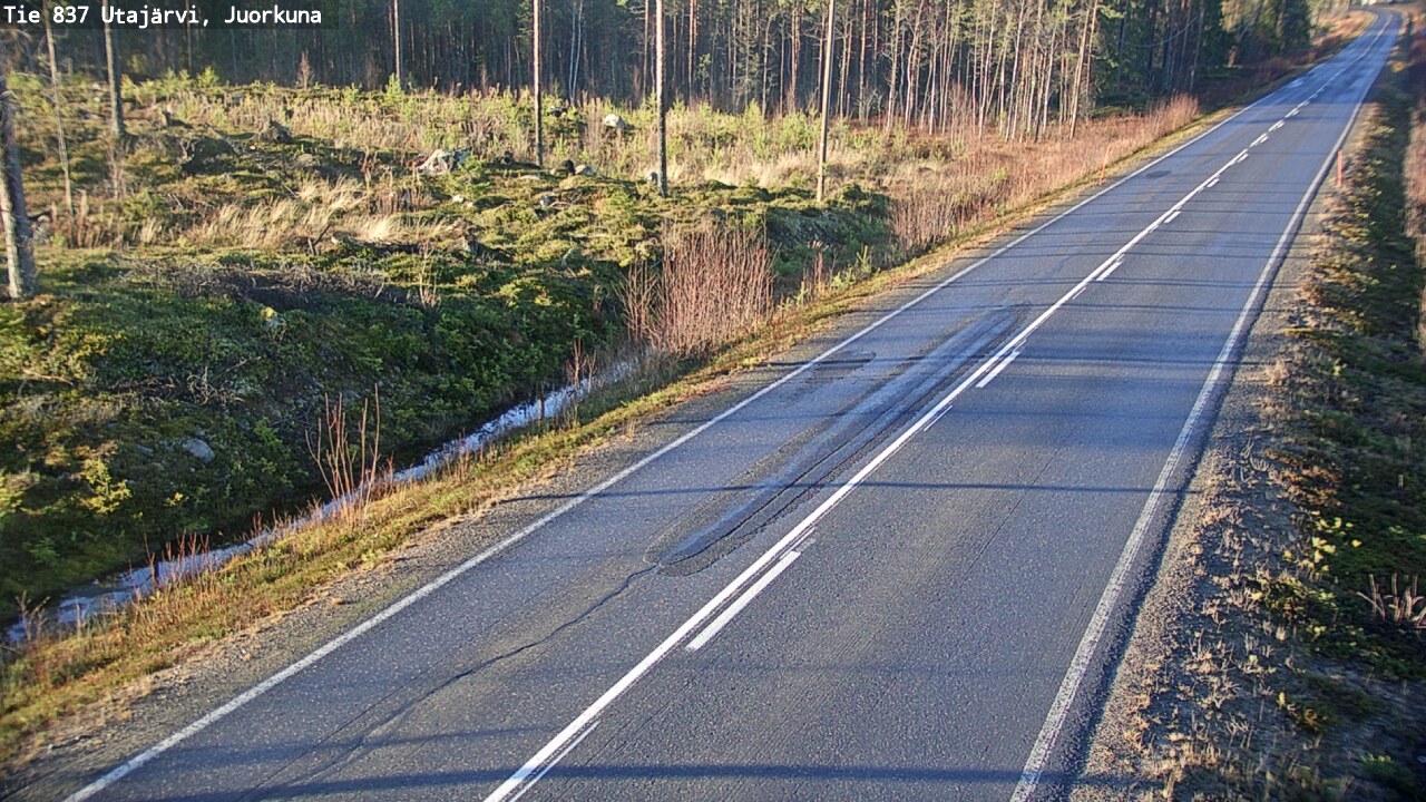 Kelikamerat Kuva Tie 837 Utajärvi, Juorkuna, Utajärvi, Pohjois-Pohjanmaa