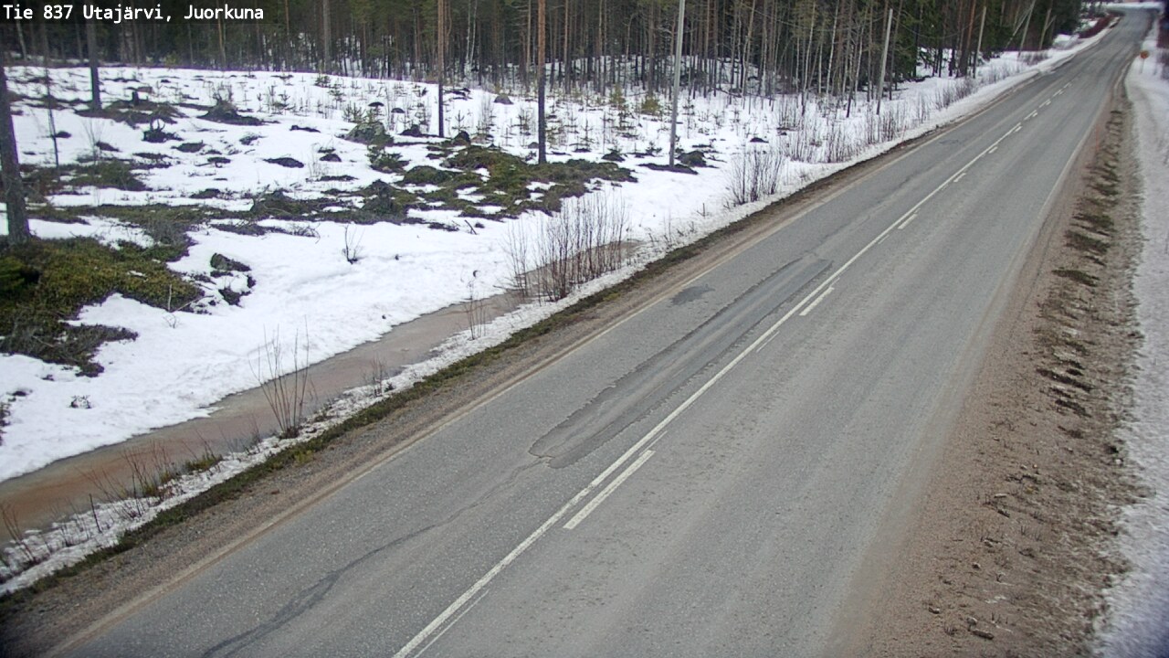 Kelikamerat Kuva Tie 837 Utajärvi, Juorkuna, Utajärvi, Pohjois-Pohjanmaa