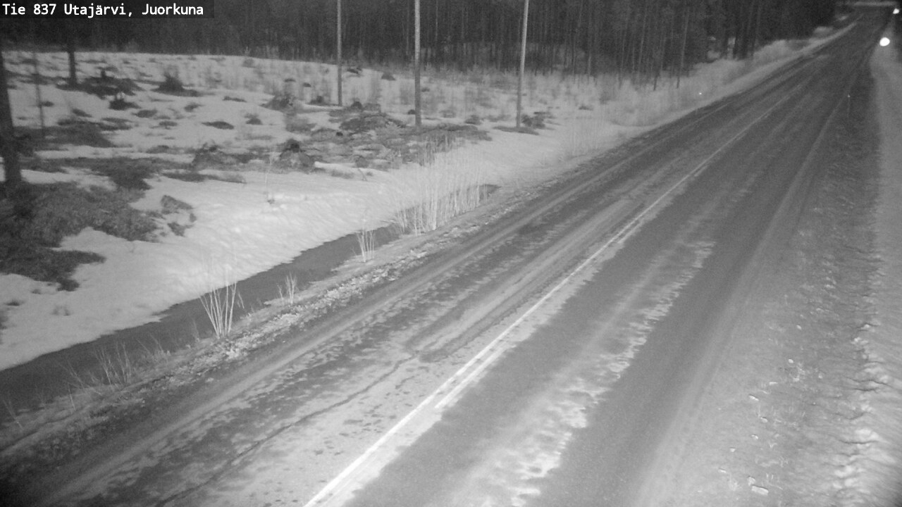 Kelikamerat Kuva Tie 837 Utajärvi, Juorkuna, Utajärvi, Pohjois-Pohjanmaa