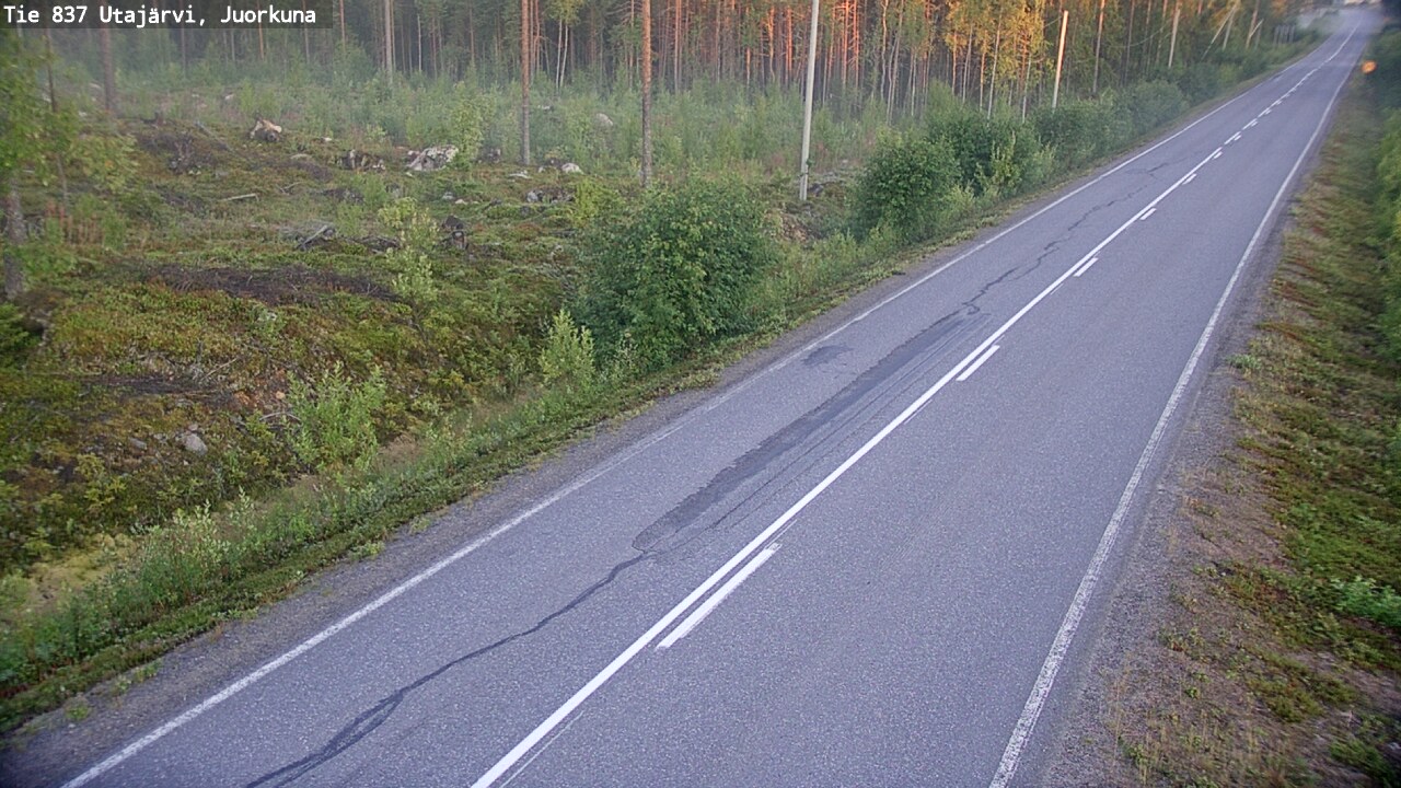 Kelikamerat Kuva Tie 837 Utajärvi, Juorkuna, Utajärvi, Pohjois-Pohjanmaa